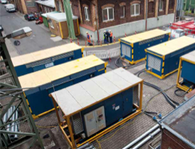 RWE Power AG use six AERZEN screw compressors for external compressed-air emergency supply